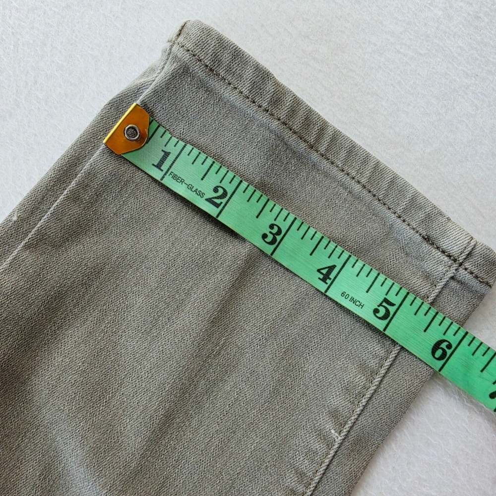 J. Jill Boyfriend Straight Leg Ankle Jeans Light Soft Taupe Stretch Denim Size 6 - Picture 10 of 10